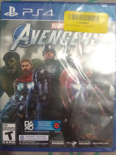 Vídeojuego Marvel Avengers Ps4