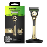 Aparelho De Barbear Gillette Labs Champion Gold Edition