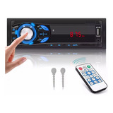 Autoestéreos Mp3 1 Din  Bluetooth Audio Fm Usb Aux Estéreo