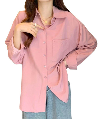 Camisa Casual De Moda De Diseño De Estilo Coreano Para Mujer