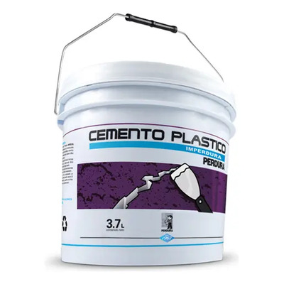 CEMENTO PLÁSTICO DE PASTA ACRÍLICA PERDURA, ALTA ELASTICIDAD Y ADHERENCIA, SELLA, RELLENA Y RESANA GRIETAS 3.7L PASTA GRIS | Envío gratis