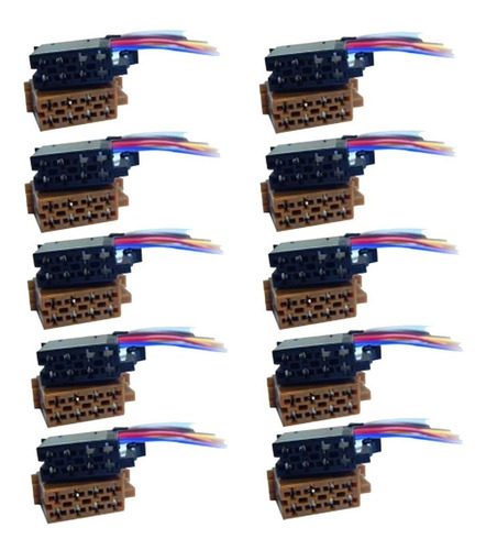 Conector 16 Vias Fêmea (pacote Com 10 Peças)