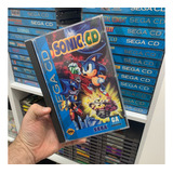 Sonic Cd Sega Cd Jogo 100% Original Completo Longbox Raro