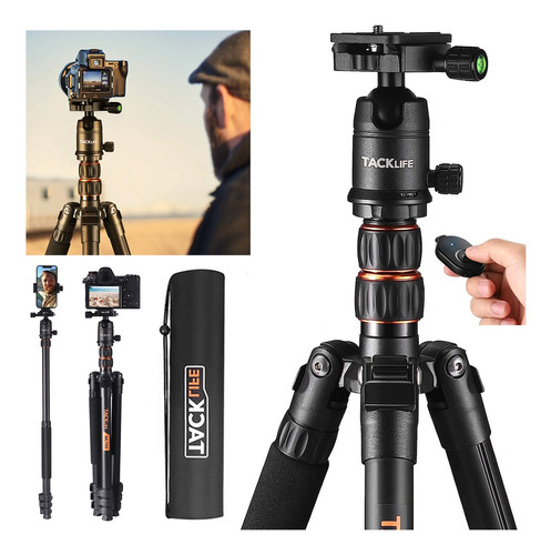 Orfeld Tripode Camara 178 Cm Trípode Bt 10m Fotografía 360°