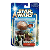 Star Wars Saga Blue Jedi Master Yoda With Force Action