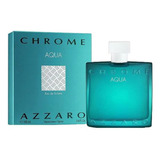 Azzaro Chrome Aqua Eau De Toilette 100ml Azzaro Paris Perfume Importado Masculino Novo Original Selo Adipec Caixa Lacrada