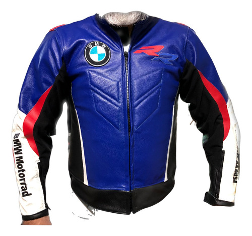 Jaqueta Bmw Couro Motociclista 