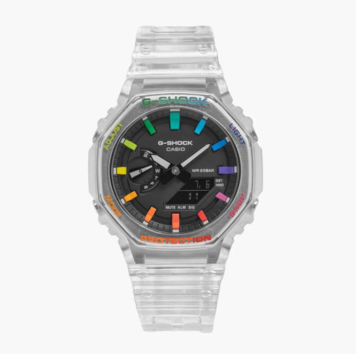 Reloj Casio Gshock Rainbow Jellyfish Ga 2100 Ga2100ske