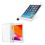 Carcasa Silicona Ranura Para iPad 7ma 8va 9na 10.2 + Mica
