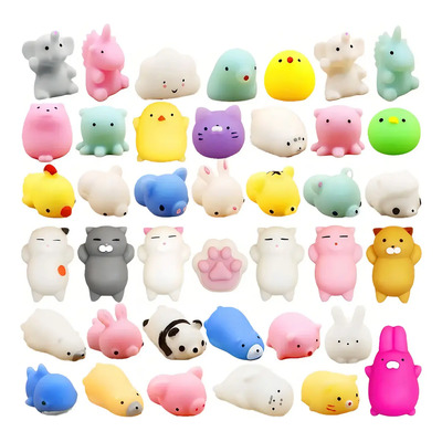 Pack 100 Juguetes Squishies Kawaii Solaura Alivio Estrés Para Niños 3cm | Envío gratis