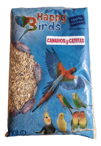 Alimento Happy Birds 1000g - Canarios Y Catitas