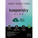 Kaspersky Antivirus Plus 2023  Key 1 Año 5 Dispositivos 