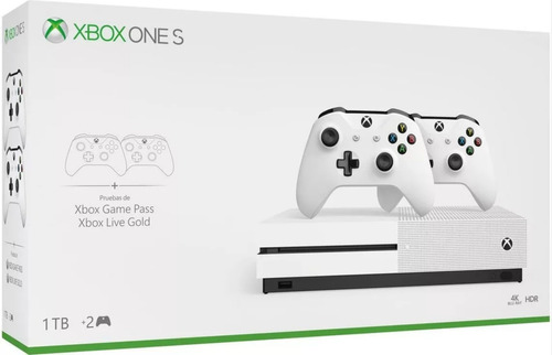 Consola Xbox One S 1tb + 2 Controles Nuevo Original