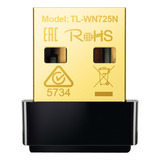 Placa De Red Usb Wifi Tp Link 725n 150mbps Fact A-b