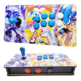 Controle Arcade Fliperama Pc/play3/play4/rasp Basic 2+6 Sm