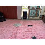 Tapete Alfombra Peluche / Tapete Grande 2mts X 1,5mts Rosa