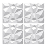 Lamina 3d Panel Adhesivo 70x70 Blanco Pack De 5