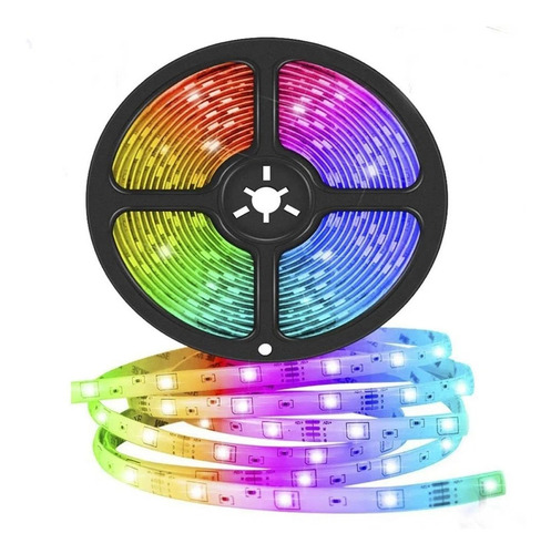 Cinta Led Con Bluetooth 16 Colores Para Tv 5mts