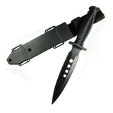 Cuchillo  Tactico Buceo Cougar Black Doble Filo Ultra Livian