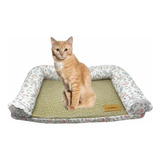 Cama Arranhador Gato Rattan Pet Almofada Lavavel Luxo