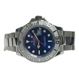 Reloj Yachmaster Platinum/azul Zafiro Automatico 40 Mm 