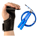 Kit Hand Grip Competition Skyhill E Corda Speed Aço Azul