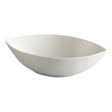 Ensaladera De Porcelana Oval Hoja Gourmet Volf 28cm 