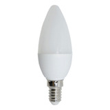 Ampolleta Led Candil Le14-ve1605 Vela Color Blanco Frío 5w 220v 6500k 515lm Por 100 Unidades