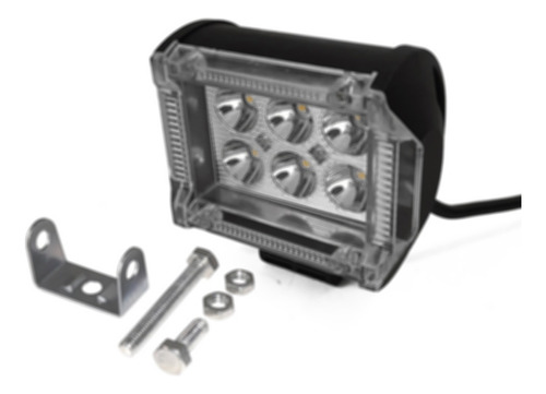 Exploradora Led Rgb Marco De Luz 1800 Lm 6 Leds Moto/carro