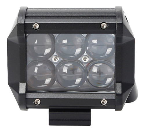 Barra Led Faro Auxiliar Lupa 4d Epistar 6 Led 18w 9v - 36v