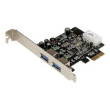 Tarjeta Pci Express 2 Puertos Usb 3.0 Con Molex Y Uasp