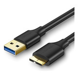 Cable De Datos 3.0 M/m Hdd Externo Usb-a/micro Ugreen Us130