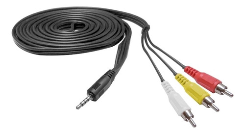 Cable 3 Rca De Video Y Audio A Plug 3.5mm 1.8m - Sge01275