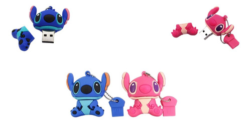 Pendrive Personalizado Disney Stitch Rosa E Azul Lançamento!