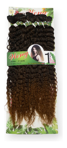 Cabelo Organico Cacheado Weng 70cm 9telas 300gr Mega Hair 