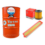 Cambio Aceite Total 10w40 4l + Kit Filtros Peugeot 307 1.6