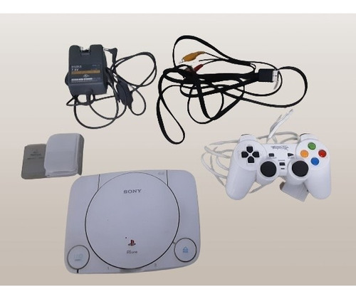 Playstation 1 Slim Completo Sony C/jogos E Controle