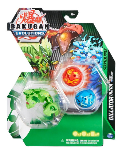 Bakugan Evolutions Gillator Ultra Starter Pack Spin Master