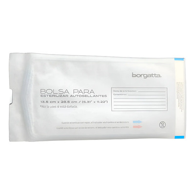 Bolsa Para Esterilizar Autosellable 13.5x28.5 Cm 100 Piezas | MercadoLibre