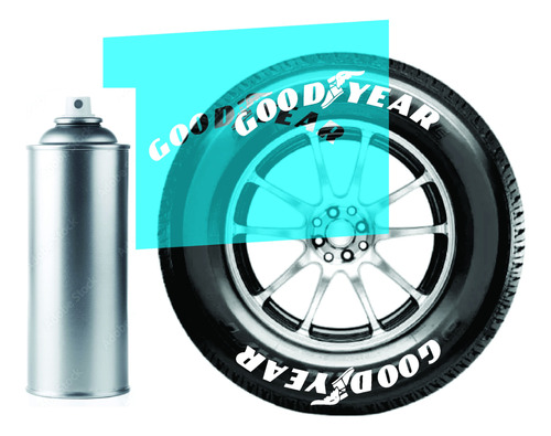 Sticker Para Pintar Llantas Goodyear Leer Descripcion