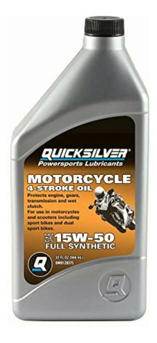 Quicksilver Aceite Sintético Completo Para Motocicleta