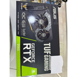 Placa De Vídeo Asus Tuf Nvidia Geforce Rtx 2060 6gb, Gddr6 