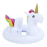 Flotador Unicornio Arcoíris Piscina 90cm Niños Y Niñas