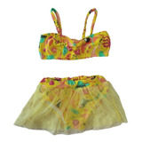 Biquini Infantil Menina Conjunto Top Calcinha Praia