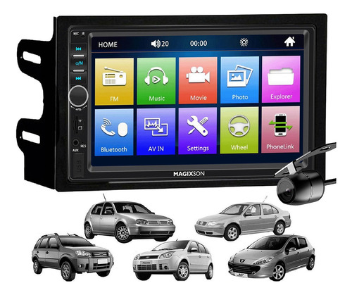 Pantalla Stereo 7 Pulgadas Mirror Camara Bora 307 Eco Sport