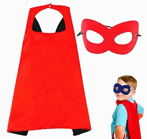 Aicoc Capas Y Máscaras De Superhéroe Para Niños Disfraces De