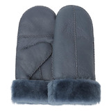 Manoplas De Piel De Invierno Surblue, Piel De Oveja, Guantes