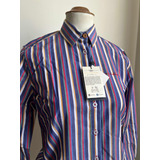 Camisa Rayas Morada Porto Blanco Mujer