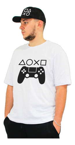 Camiseta Masculina Feminina Plus Size Jogos Geek Com Boné 