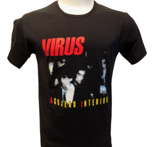 Remeras De Virus Agujero Interior Rockería Que Sea Rock 